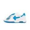 OFF-WHITE Out Of Leather Sneakers Men's Shoes White Lake Blue