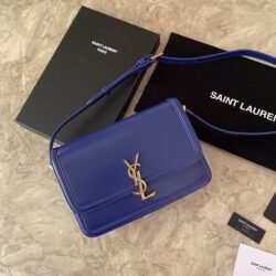 YSL SAINT LAURENT Cowhide Shoulder Bag Crossbody