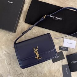 YSL SAINT LAURENT Cowhide Shoulder Bag Crossbody