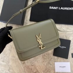 YSL SAINT LAURENT Cowhide Shoulder Bag Crossbody