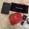 YSL SAINT LAURENT SUNSET Calfskin Smooth Shoulder Bag Crossbody Bag