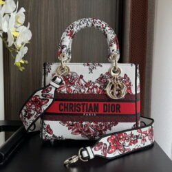 DIOR Embroidery Tote Bag Shopping Bag Handbag 3 color