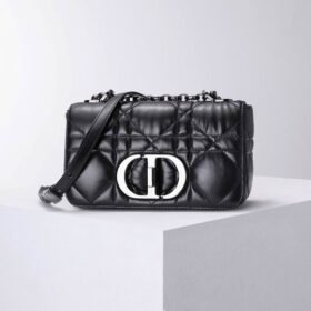 DIOR Caro Cow Leather One Shoulder Handbag Crossbody Bag M