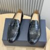 Dior Men Cowhide Leather Suit Shoes