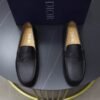 Dior Men Loafer Cowhide Leather Suit Shoes