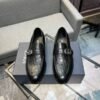 Dior Men Loafer Cowhide Leather Suit Shoes