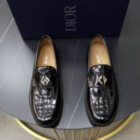 Dior Men Cowhide Leather Suit Shoes 2 color