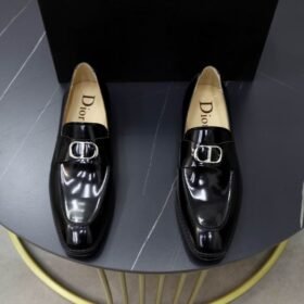Dior Men Cowhide Leather Suit Shoes 2 color