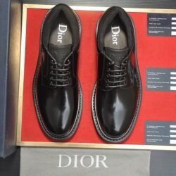 Dior Men Cowhide Leather Suit Shoes