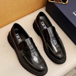 Dior Men Cowhide Leather Suit Shoes Dress shoes