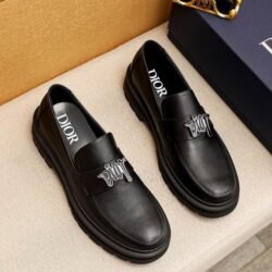 Dior Timeless Men Cowhide Leather Suit Shoes
