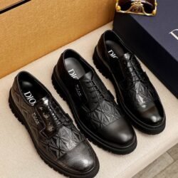 Dior Timeless Men Cowhide Leather Suit Shoes 3 color