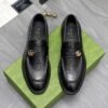 GUCCI Men's Cow Leather Shoes Suit shoes