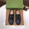 GUCCI Men's Cow Leather Shoes  Black