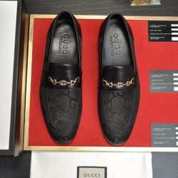 GUCCI Loafer Men's Cow Leather Shoes