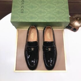 GUCCI  Men's Patent leather Shoes Suit Shoes