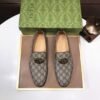 GUCCI Loafer Men's Cow Leather Shoes Suit Shoes 3 color