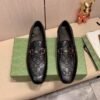 GUCCI  Men's Cow Leather Shoes Suit Shoes black