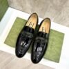 GUCCI Men's Cowhide Leather Shoes Suit Shoes 2 color