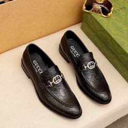 GUCCI Men's Cow Leather Shoes Suit Shoes Casual Shoes