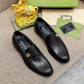 GUCCI Men's Cow Leather Shoes Suit Shoes Casual Shoes Cowhide