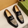 GUCCI Men's Cow Leather Shoes Suit Shoes Casual Shoes