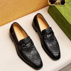 GUCCI  Cowhide Leather Shoes Suit Shoes Men