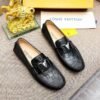 LOUIS VUITTON Men Cowhide Leather Suit Shoes Casual shoes