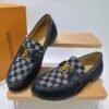 LOUIS VUITTON Men Cowhide Leather Shoes Suit Shoes