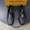 LOUIS VUITTON Men Loafer Cowhide Leather Suit Shoes Casual shoes