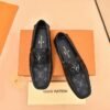 LOUIS VUITTON Men Cowhide Leather Suit Shoes 2 color