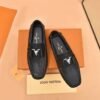 LOUIS VUITTON Men Cowhide Leather Suit Shoes 3 color