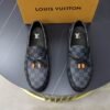 LOUIS VUITTON Men Loafer Cowhide Leather Suit Shoes Casual shoes