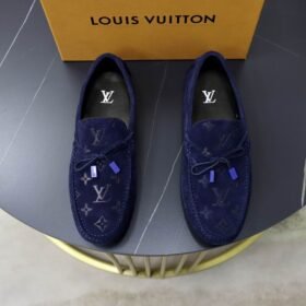 LOUIS VUITTON Men Loafer Dress shoes Suit shoes 4 color