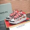Lanvin Sneaker Leather Sneakers Women's Men's Shoes Rice White