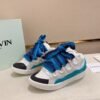 Lanvin Sneaker Leather Sneakers Women's Men's Shoes white blue