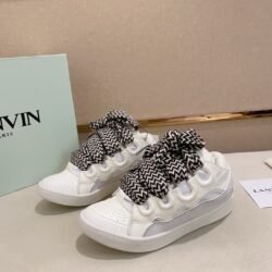 Lanvin Sneaker Leather Sneakers Women's Men's Shoes white