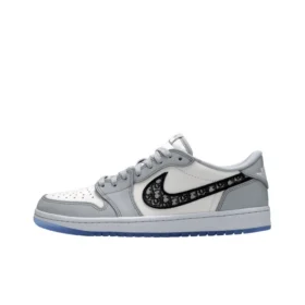a Air Jordan 1 Low X Dior 'White Grey' CV0343-100