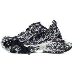 Balenciaga 3XL Sneakers men’s shoes  Luminous Black Graffiti