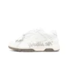 OFF-WHITE Out Of Leather Sneakers Men's Shoes  Beige Gray