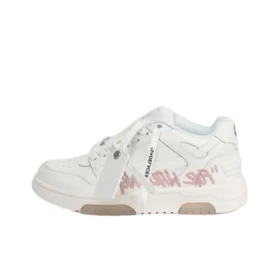 OFF-WHITE Out Of Leather Sneakers Men's Shoes Office Whiting