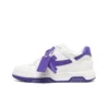 OFF-WHITE Out Of Leather Sneakers Men's Shoes Purple
