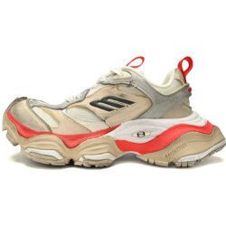 Balenciaga CARGO Sneakers  men's shoes Beige Red