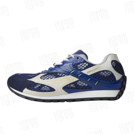 Bottega Veneta Orbit Low Top Casual Shoes Men's Blue 36-46