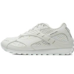 Bottega Veneta Orbit Lace Up Sneakers white