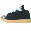 Lanvin a Curb Sneaker Leather Sneakers Women's Men's Shoes Black