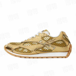 Bottega Veneta Orbit Low Top Casual Shoes Men's Gold