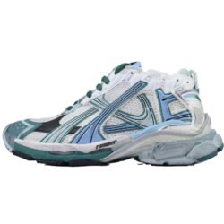 Balenciaga Runner Sneaker 'White Green Blue'