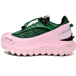 Moncler Trailgrip Fluorescent Black Green Powder Hiking shoes