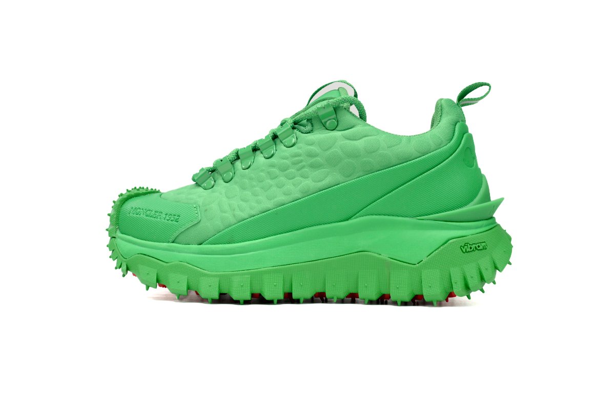 Moncler Trailgrip Fluorescent Black Green Hiking shoes